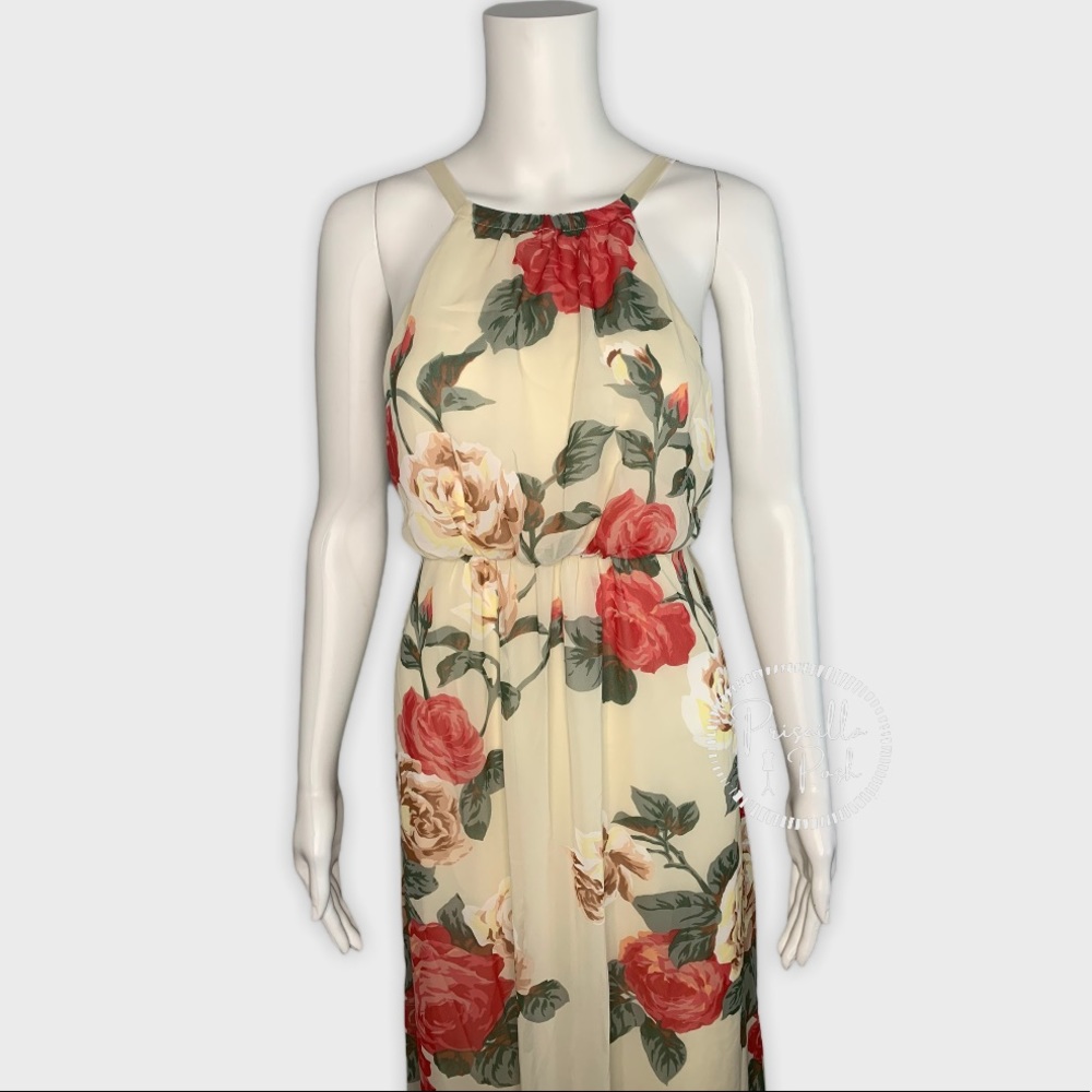 NWT SHOW ME YOUR MUMU Rose Print Amanda Maxi Dress - Picture 10 of 10